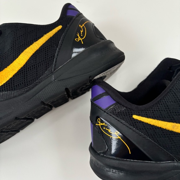 Nike Black Purple Yellow Kobe 8 Protro PS "Lakers Away" FN0267-002 Size Kids 2.5 - Picture 7 of 10